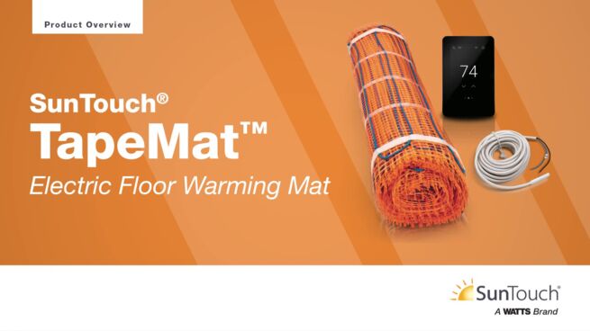 SunTouch TapeMat & Wi-Fi 20 Sq Ft Radiant Floor Heating Kit (120V