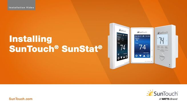 Suntouch thermostat deals